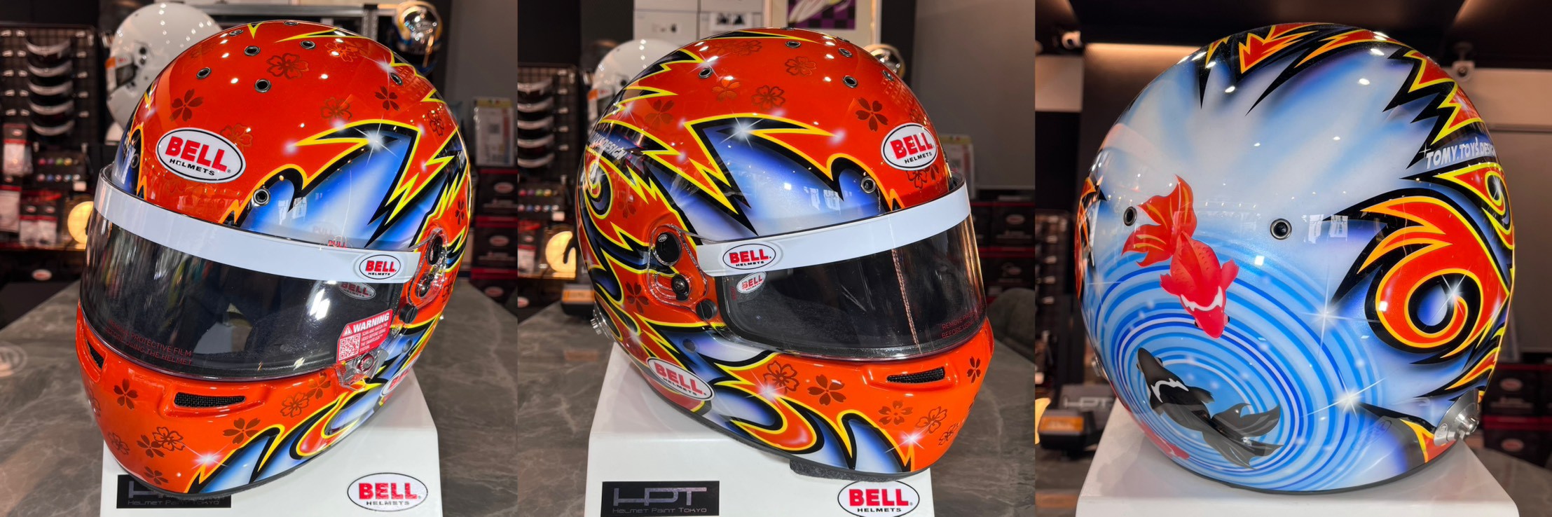 Painted helmets