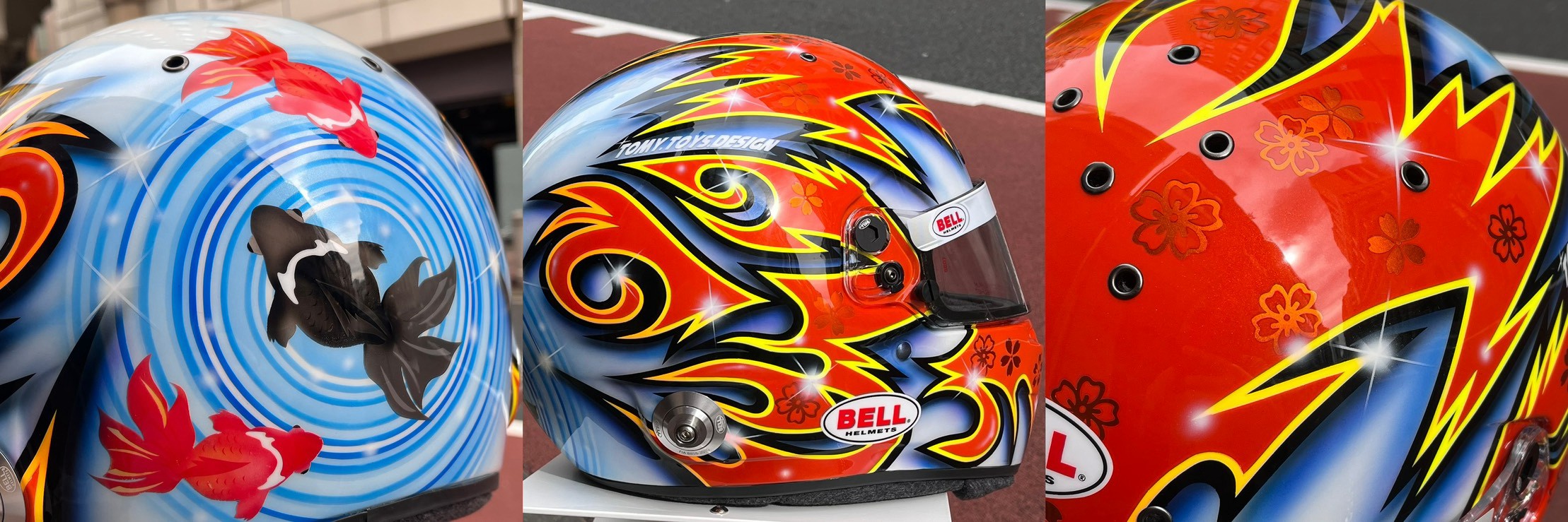 Painted helmets