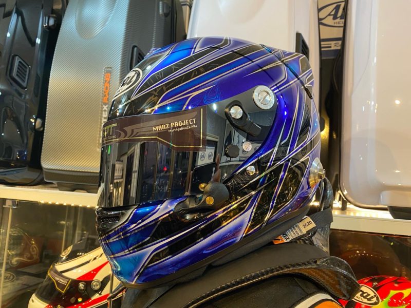 Arai Painted Helmet for 4-wheelers《shine blue》 ｜ Helmet Paint 