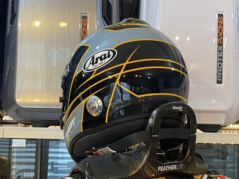 Car racing helmet