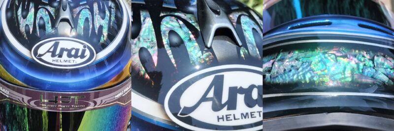 Arai racing helmets