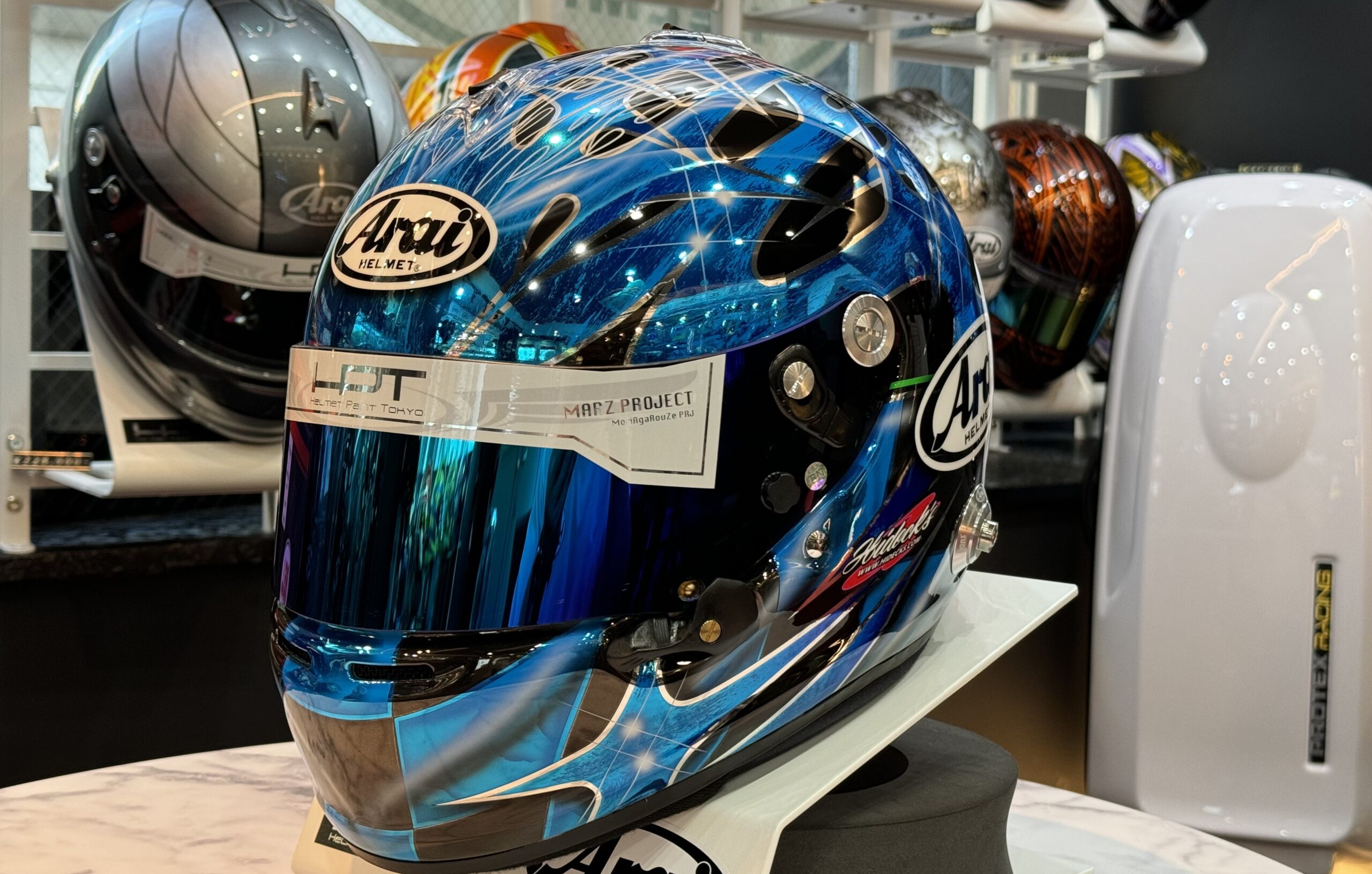 谷口信輝 選手 ヘルメット 1/1スケール レプリカ ｜ Helmet Paint TOKYO - ヘルメットペイント東京