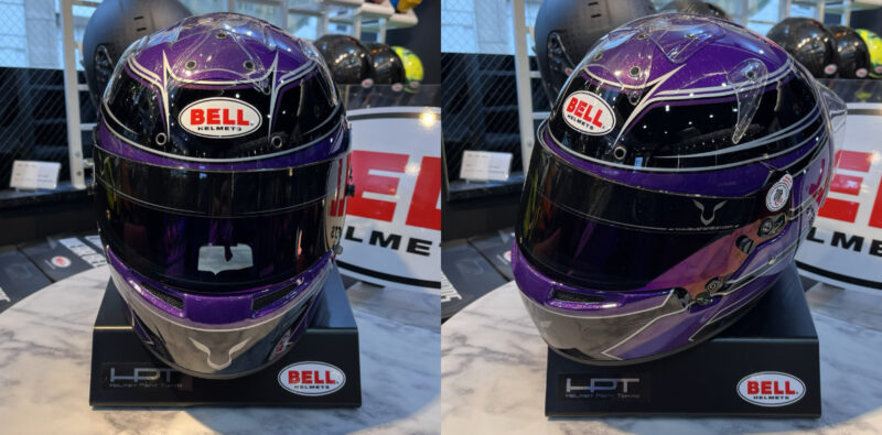 KC7-CMR LEWIS HAMILTON KARTING BLACK/PURPLE