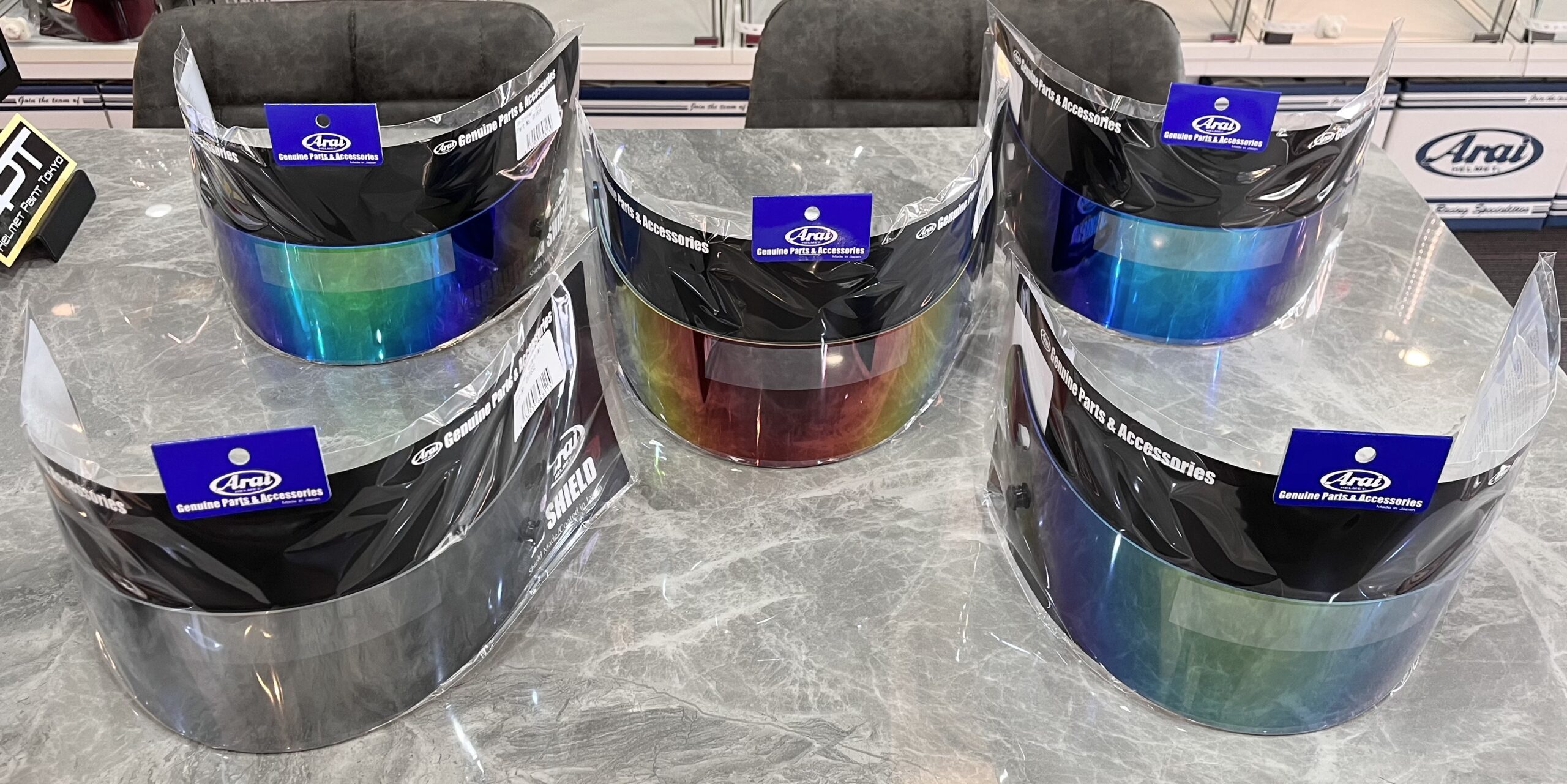 GP-7 ミラーシールド各種 入荷しました。 ｜ Helmet Paint TOKYO