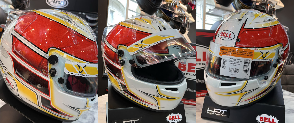 カート用 BELLヘルメット | ペイント “KC7-CMR LEWIS HAMILTON