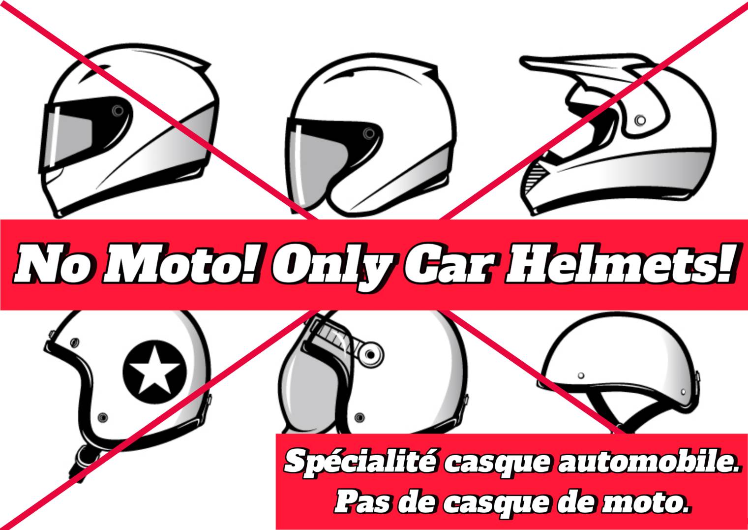 NOTE : We do not handle motorcycle helmets!!