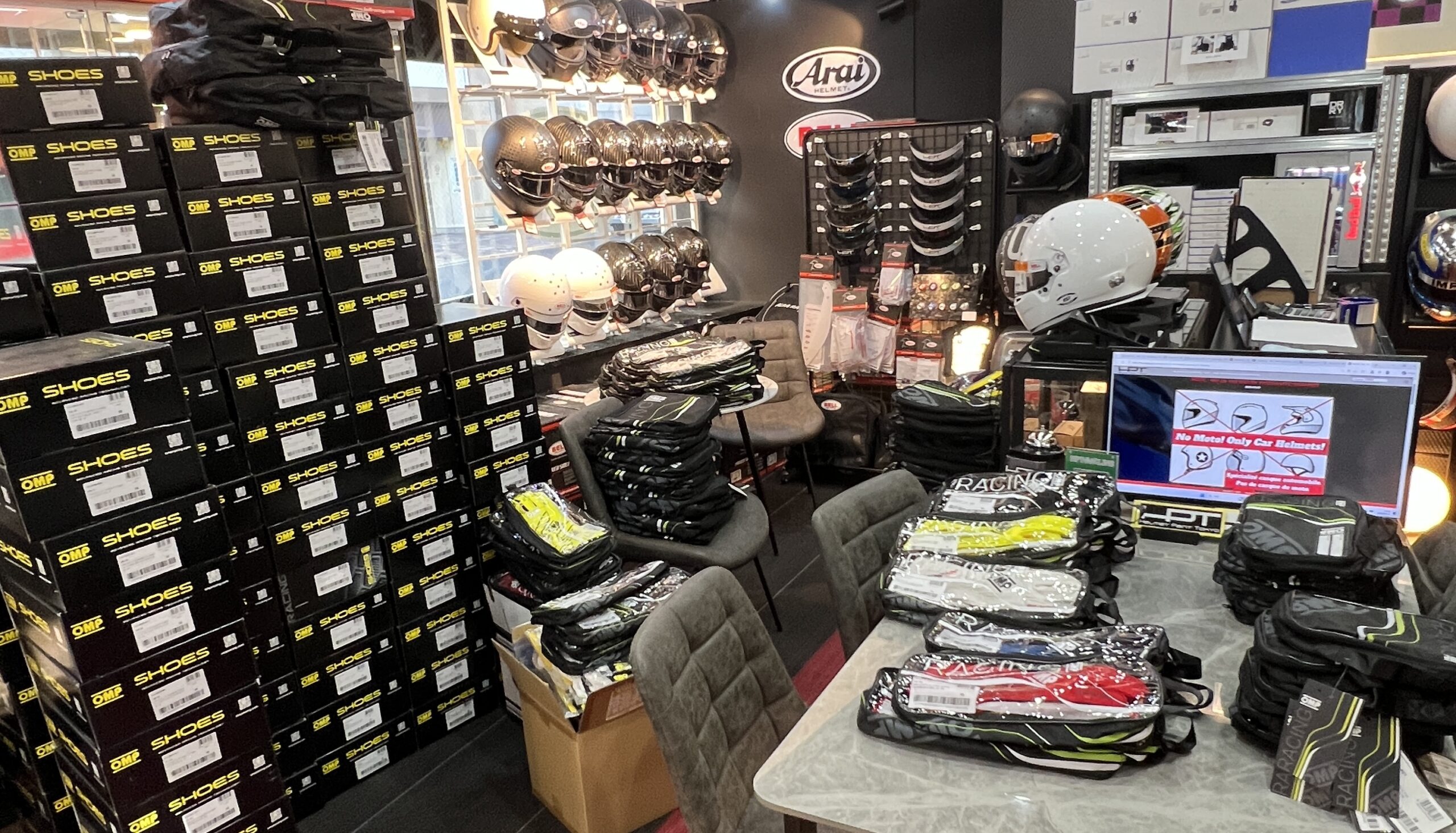 OMP Racing Shop Tokyo, Japan | Helmet Paint Tokyo